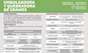 EMBUTIDORA Y QUEBRADORA DE GRANOS HUMEDOS TECNOCAR GH80
